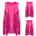 European And American Cross-border 2025 Autumn Fashion Thin Fringed Jacket , Slim-fit Sleeveless Cardigan Vest For_ecoleips.com