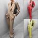 Women's Clothing Autumn And Winter New Women's Wear Solid Color Casual Suit Trousers Fashion Two Piece Suit_ecoleips.com