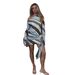 New 2026 Women's Off-Shoulder Striped Dress European American Style Asymmetrical Tie Waist Short Bodycon Skirt Hot Girl_ecoleips.com