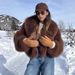 Luxury Faux Fur Coat – Winter Women’s Shawl Collar Coat With Pockets, Soft & Warm Vegan Fur Jacket For Fall & Winter (S-XXL, Black/Brown)_ecoleips.com