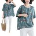 Large Size Wo's Clothing 200 Catties Chubby Mm Loose T-shirt Bottom Shirt With Reduced Age Bat Sleeves Ins Top For_ecoleips.com