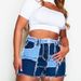 2025s Summer New Patchwork Women's Denim Shorts Jeans Women_ecoleips.com
