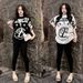 Thai Street Style Two-Piece Set - 3d Print Tee & Slim-Fit Pants (Breathable Milk Silk Fabric) Vibrant Colors_ecoleips.com
