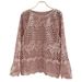 Elegant French Crochet Lace Long Sleeve Knitted Top For Women, Plus Size Flattering Blouse, Lightweight Spring Summer Layering Piece_ecoleips.com