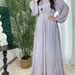 Women's Clothing Muslim Clothing Streamer Yarn Hot Selling Dress Robe Middle East Evening Dress_ecoleips.com