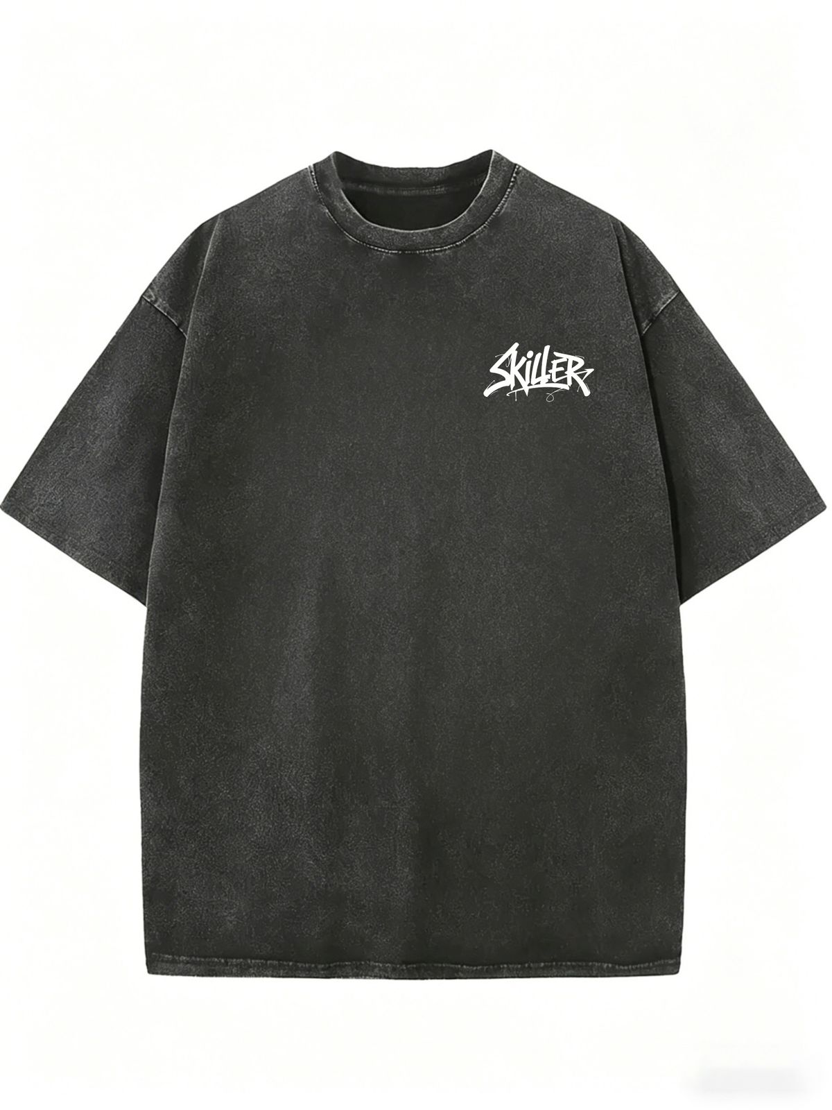 Women’s Vintage Washed Cotton T-Shirt, Casual Oversized Short Sleeve Tee, Relaxed Everyday Streetwear Top_ecoleips.com
