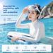 Women's Sunscreen Surf Wetsuit One-piece Swimsuit Zipper Long Sleeve UPF50 + High Elastic Sports Swimsuit_ecoleips.com