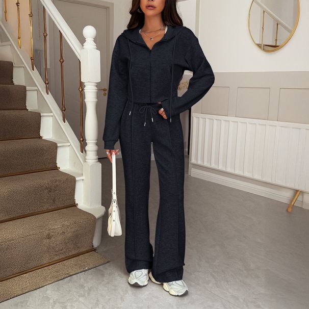 DiYun European American Resort Style Shirt And Straight Pants Two-Piece Set Women's Clothing 2025_ecoleips.com