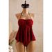 Women's Clothing Women's Detachable Halter Neck Swimsuit Sexy Summer Swimwear Set Beach & Pool Ready Quick-Dry Polyester, Modest Coverage_ecoleips.com