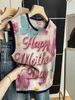 Floral Print Vest Plus Size Loose Fit Sleeveless Top Round Neck Niche Style Women's Clothing For Mother's Day_ecoleips.com