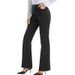 Women's Formal Dress Pants Business Casual Work Pants With Pockets Regular Casual Pants Suitable For The Office_ecoleips.com