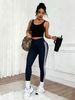 Women's Clothing High-Waisted Slim-Fitting Yoga Pants Skin-Friendly Bare Skin Feel High Elasticity European And American Style Sports Outdoor Fabric_ecoleips.com