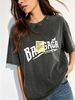 Women's Casual Fashion T-Shirt, Soft Washed Oversized Everyday Essential_ecoleips.com