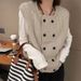 Women's crew neck knitted casual vest_ecoleips.com