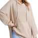 Autumn/Winter Women's Hoodie With Waffle Knit Design, Side Split, Pullover, And Long Sleeves With Pockets_ecoleips.com