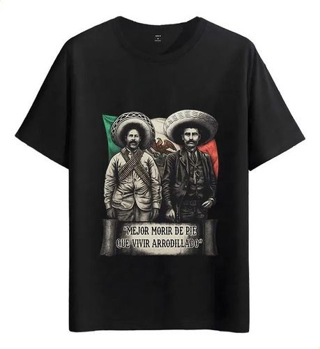 Women's T-Shirts Tshirt Muscle Freaks Mexican Revolution Estilo Pancho Villa_ecoleips.com