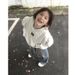 Korean Style Women's Hooded Sweatshirt Autumn Winter Heavyweight Fleece Lined Thickened Casual Printed Couple Long Sleeved Jacket_ecoleips.com