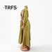 Silky Slim Waist A-Line Midi Dress High-End Heavy Duty Solid Color New 2023 Summer Suit Collar Women's Fashion_ecoleips.com