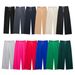 Women's Clothing New Street Style Lace Up Stitching Design Casual Pants_ecoleips.com