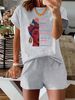Women’s 2 Piece Outfit Set – Oversized Graphic T-Shirt And Biker Shorts Matching Set, Casual Summer Lounge Tracksuit For Daily Wear-362_ecoleips.com