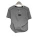 Women's Slim-Fit Pure Cotton Short Sleeve T-Shirt – Structured Shoulder, Vertical Stripe Design, Lightweight & Breathable For Spring & Summer_ecoleips.com