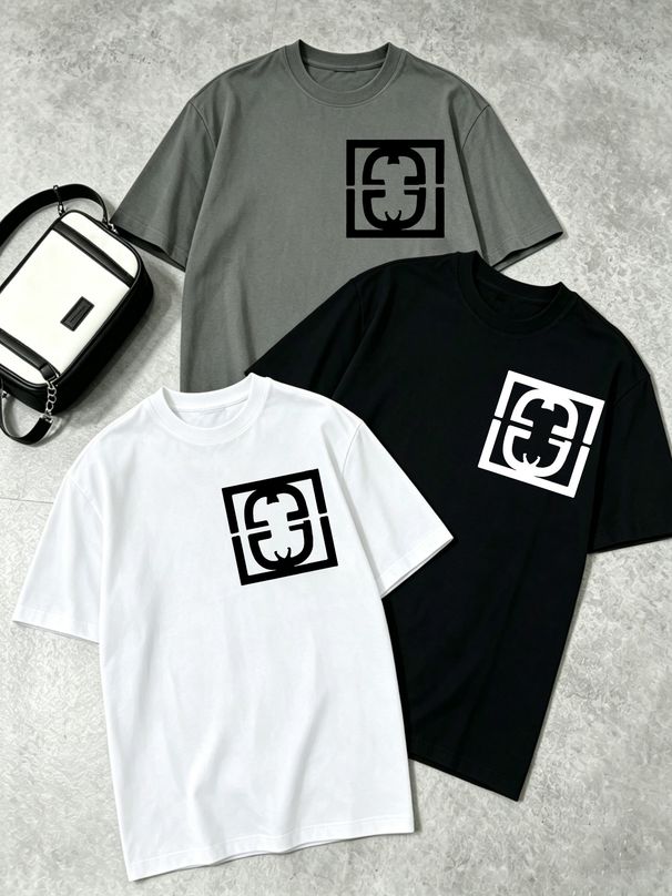 Women’s 3-Pack Oversized Crew Neck Tops, Breathable Soft Cotton Short Sleeve Tees, Flattering Loose Fit Shirts_ecoleips.com