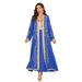 Modest Abaya Dress Elegant Embroidered Abaya – Flowy Open-Front Robe With Intricate Embroidery_ecoleips.com