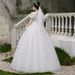 French Style Light Wedding Dress New Simple Bridal Gown Floor Length Forest Style Little White Dress For Marriage Registration_ecoleips.com