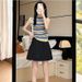 Hot Selling Yamamoto Pants Women's Summer New Item Fake Two Loose Plus Size High Waist Skirt Pants Casual Fashion Shorts_ecoleips.com