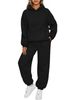 Aria Basics 2025 European And American Foreign Trade Autumn Winter Two-Piece Set Casual Hoodie Tracksuit Long Pants Outfit_ecoleips.com