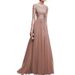 European And American Summer New Foreign Trade Chiffon Evening Long Dress Plus Size Women's Clothing_ecoleips.com