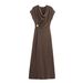 Women's Pleated Dress Elegant And Mature Style New Arrival Autumn_ecoleips.com