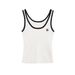 Aria Basics Aria Basics Z Cross-Border European And American Style 2025 New Fashionable Elegant Women's Sleeveless Top With Button Decoration_ecoleips.com