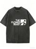 Women's Casual Vintage Style T-Shirt, Washed Finish Crew Neck Summer Basic_ecoleips.com