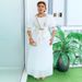 Women's Clothing Elegant Pleated Skirt Long Skirt Muslim Large Size Dress_ecoleips.com