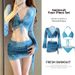 Women's New Style Four Piece Bikini Swimsuit For Beach Vacation Conservative High End Two Piece Swimsuit For Hot Springs_ecoleips.com