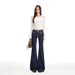American-style Spicy Girl Low-waist Flared Jeans For Women, Vintage Stretch Bootcut Pants, Spring Edition Slim-fit_ecoleips.com