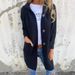 European And American Cross-Border Trade Women's Fashion Autumn Winter Sweater Cardigan Fashionable Long Pocket Button_ecoleips.com