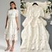Women's Clothing Water Soluble Lace Hollow Quality Medium Length Holiday Dress_ecoleips.com