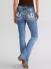 Women's Clothing Women's Jeans Fashion Slim Embroidered Denim Trousers Heavy Flower Water_ecoleips.com