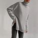 Oversized High-Neck Knit Sweater – Breathable Viscose Blend (S-L, 8 Earth Tones, Relaxed Elegance For Work & Weekend)_ecoleips.com