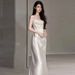 Women's Clothing Satin Light Wedding Dress French White Super Fairy Tube Top Forest Style Out Of The Door Yarn_ecoleips.com