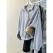 polo Collar Solid Color Sweatshirt For Women, Spring And Autumn Thin Loose New American Hong Kong Style_ecoleips.com