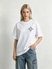 Women's Oversized T-Shirt Minimal Target Graphic Casual Loose Short Sleeve Streetwear Top_ecoleips.com