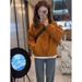 girl Design Sense Niche Hooded Solid Color Padded Thickened Jacket For Women 2025 Autumn Winter New Warm Coat Trendy_ecoleips.com