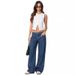 Retro Low Rise Straight Leg Jeans Women's Casual Slim Fit Washed Hot Girl Trendy Versatile Denim Jeans_ecoleips.com