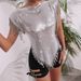 Aria Basics Aria Basics 2026 European And American Sequin Nightclub Sexy High-neck Party Metallic Tank Tops Women's Clothing 23753_ecoleips.com