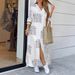 Women's Fashion Long Sleeve Printed Dress Style Spring Summer New Sexy Shirt Skirt Clothing_ecoleips.com