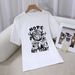 Women's Casual Round Neck Short Sleeve T-Shirt Multi-Color American Style Simple Fashionable Sports Top Solid Printed Loose Fit_ecoleips.com