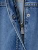 Women's Belted Denim Jacket – Stylish Long Sleeve Coat For Casual & Office Wear (XS/S/M/L, Blue)_ecoleips.com